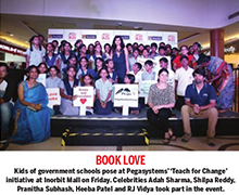 July 28 Book Collection Drive@Inorbit Mall